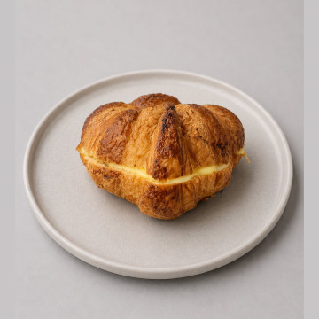 Croissant Relleno de Crema Pastelera tarragona