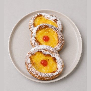ensaimada grande de crema