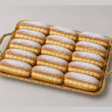 Fartón artesanal relleno de crema pastelera elaborado en Tarragona