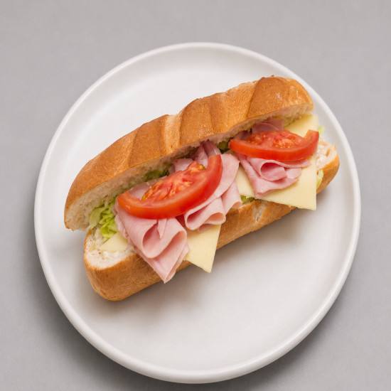 Vegetal viena de Jamón York y Queso