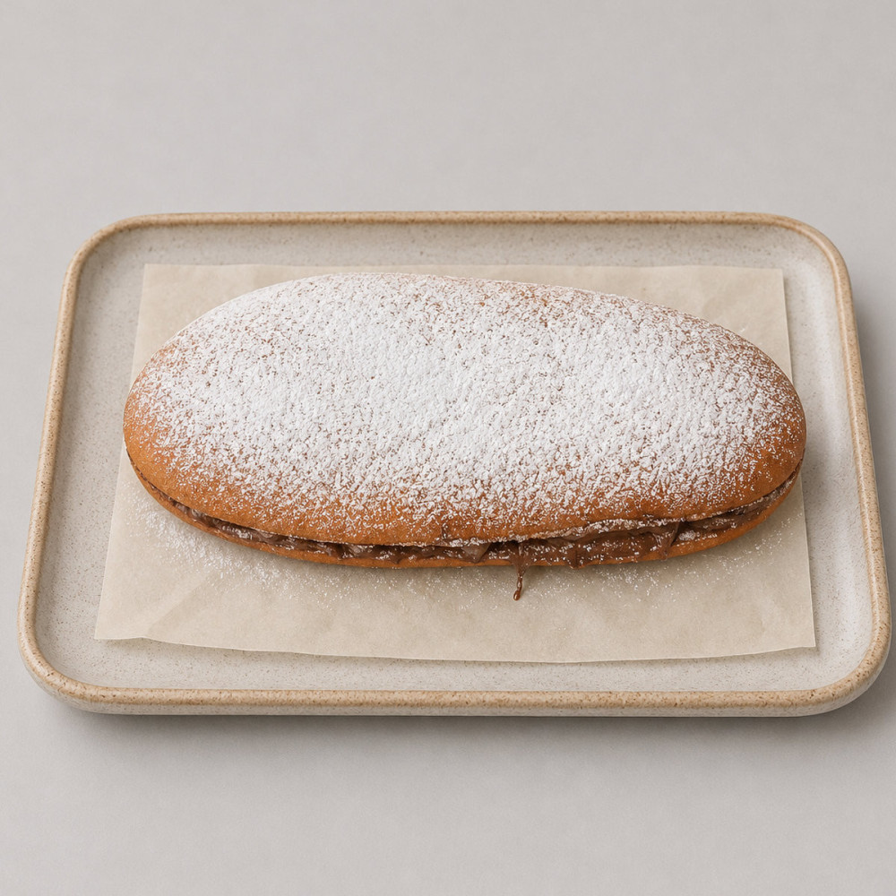 Coca brioche rellena de chocolate de Tu Obrador