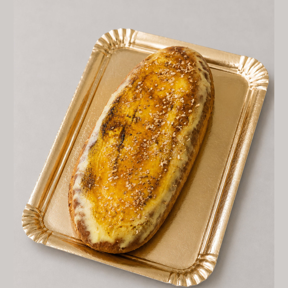 Coca Brioche crema artesanal tarragona