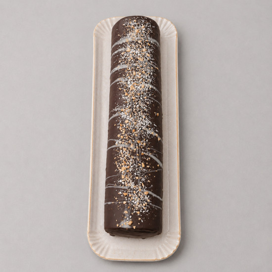 Brazo de Gitano de Chocolate con Cobertura de Chocolate y Almendra Crocanti | Tu Obrador Tarragona