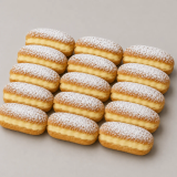 Fartón artesanal relleno de crema pastelera