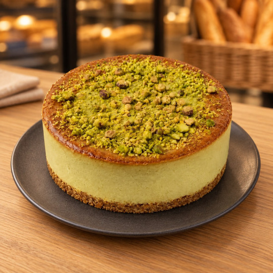 Tarta de Queso de Pistacho en Tarragona | Tu Obrador