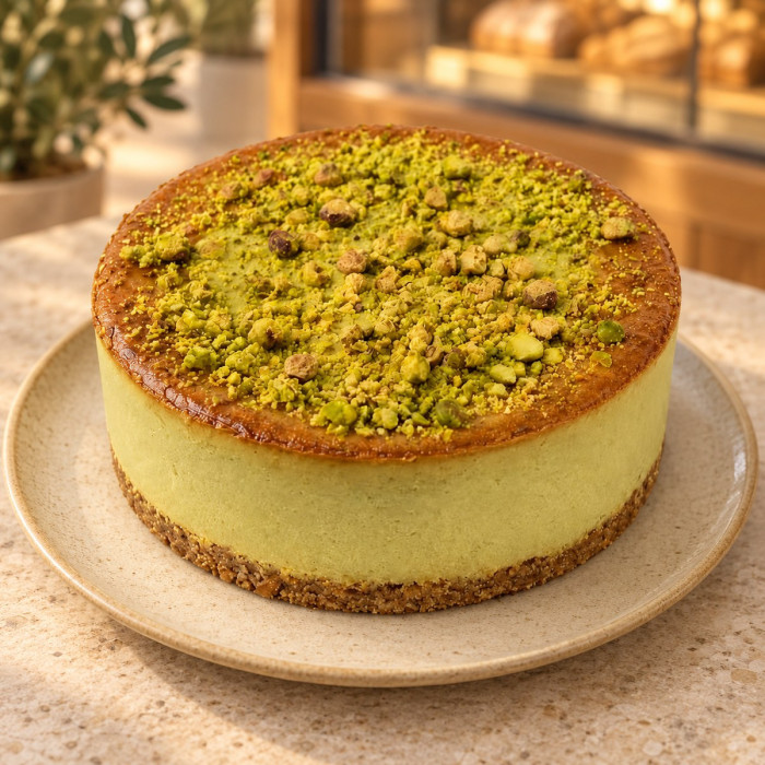 Tarta de Queso de Pistacho Tu Obrador