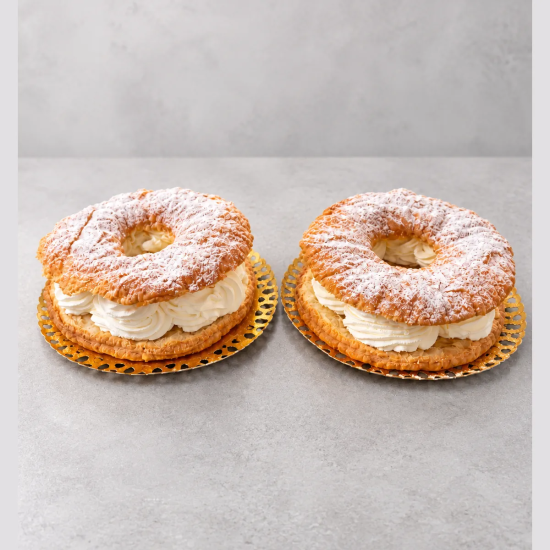 Mini Tortell de Hojaldre Rellena de Nata Tarragona