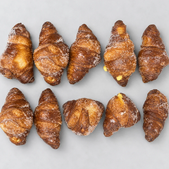 Mini Chucho de crema pastelera en Tarragona