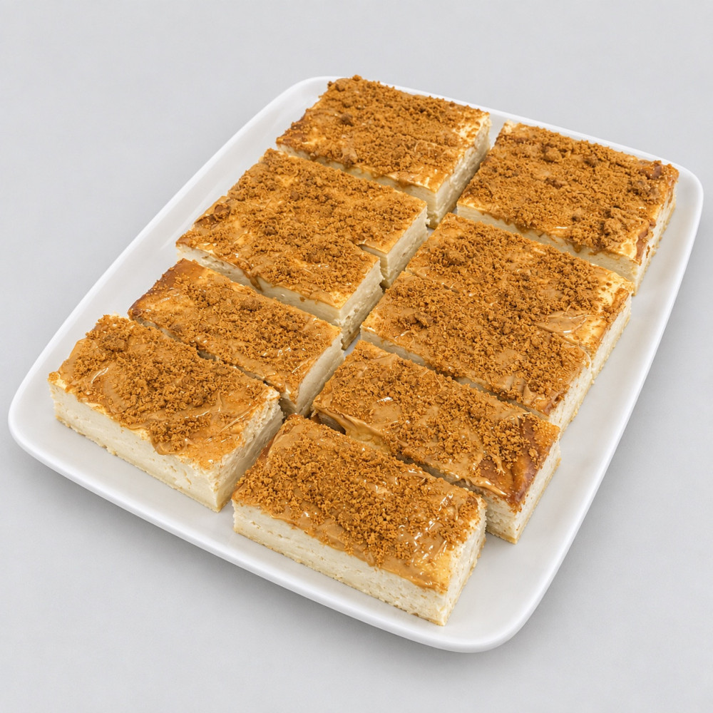 Porciones individuales de tarta de queso con cobertura Lotus y galleta troceada - Tu Obrador Tarragona