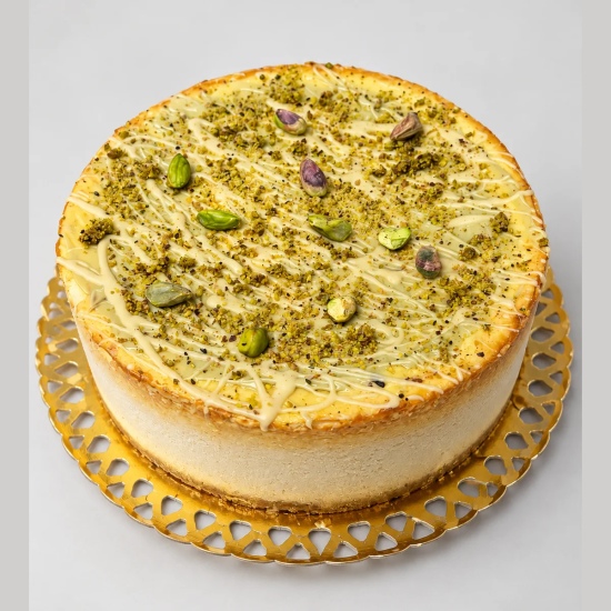 Tarta de Queso de Pistacho en Tu Obrador Tarragona