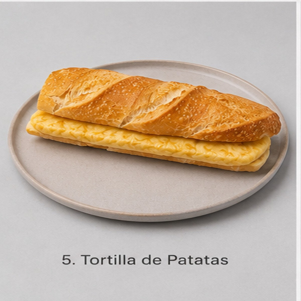 Bocadillo de tortilla de patatas de Tu Obrador