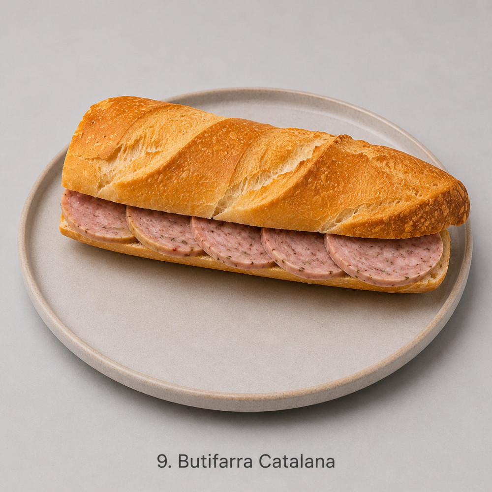 Bocadillo de butifarra catalana de Tu Obrador