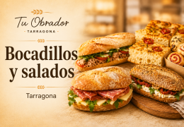 Ideas de bocadillos y salados para llevar en Tarragona