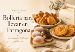 Cómo preparar una bandeja de bollería para llevar